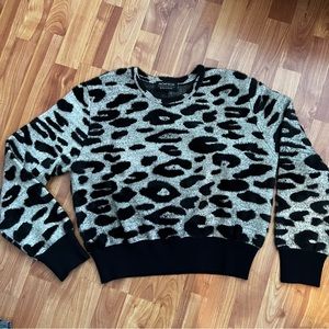 Front Row Leopard Sweater